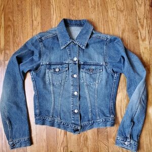 Gucci Light Blue Denim Jacket Womens Sz M